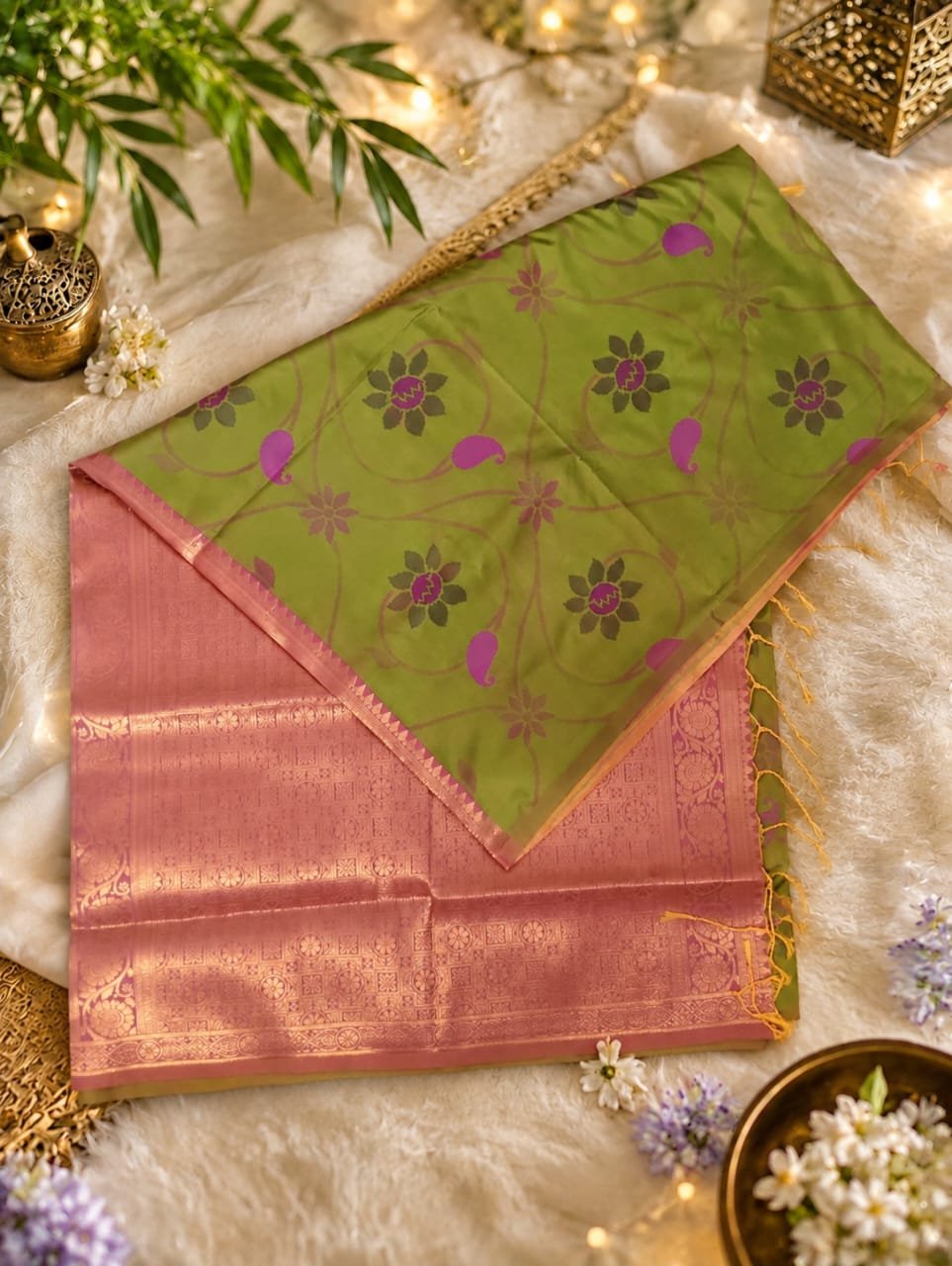 Pochampally Ikat Handloom Silk Saree